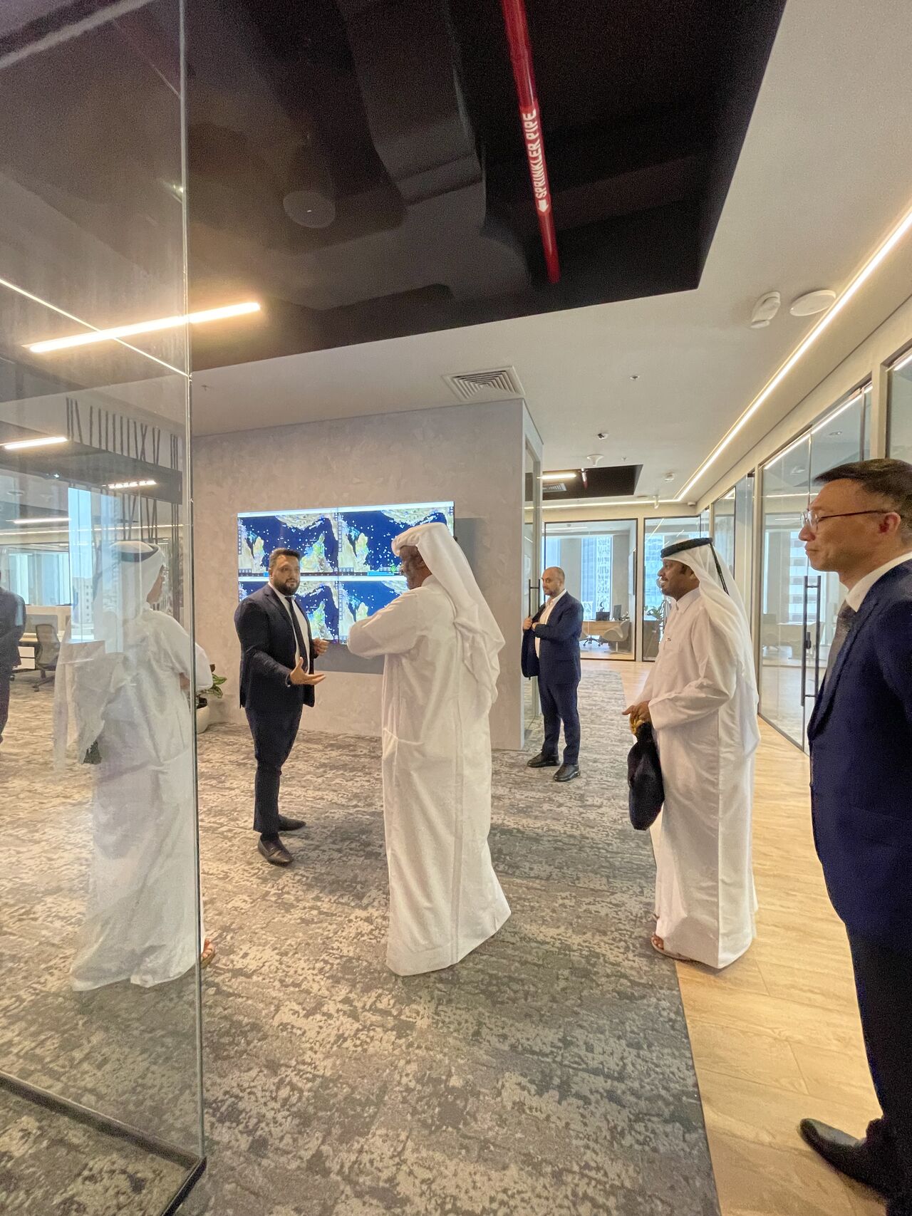 General Authority of Customs delegation visiting Ventum Tech's Experience Centre