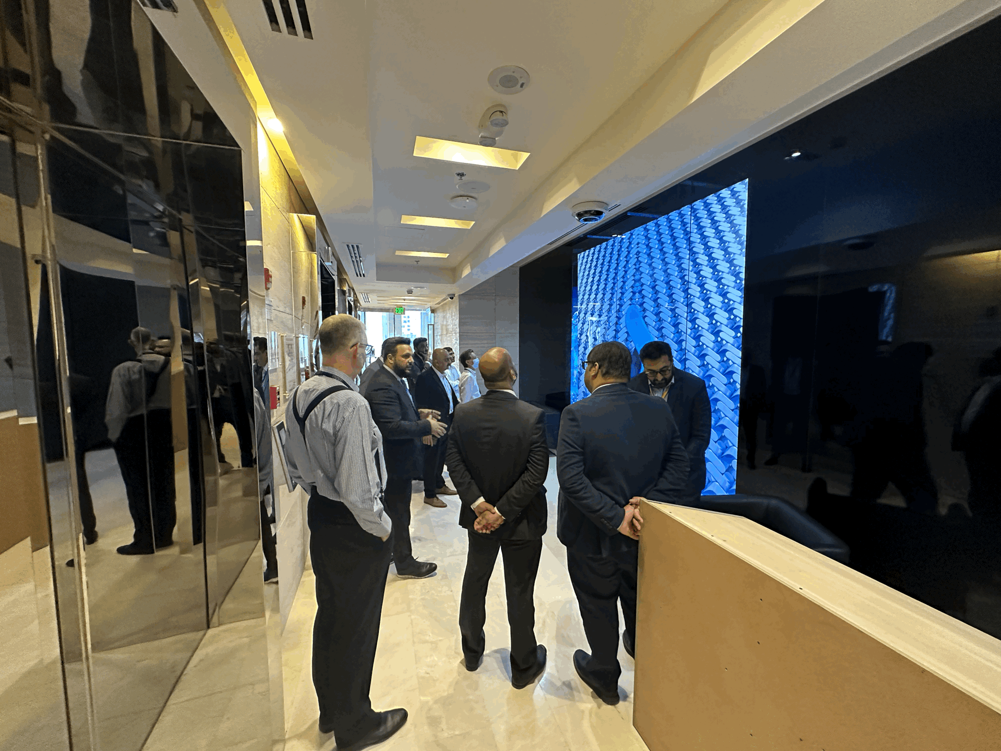 Hamad International Airport delegation visiting Ventum Tech's Innovation Center