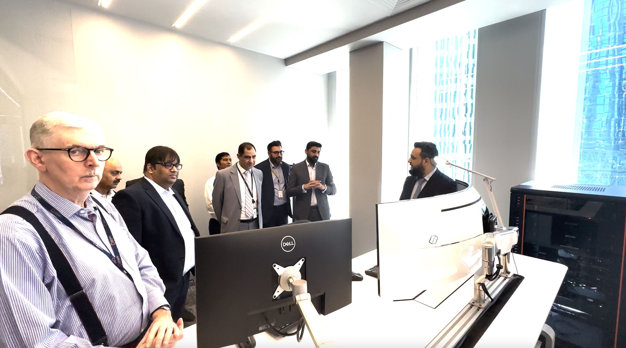 Hamad International Airport delegation visiting Ventum Tech's Innovation Center