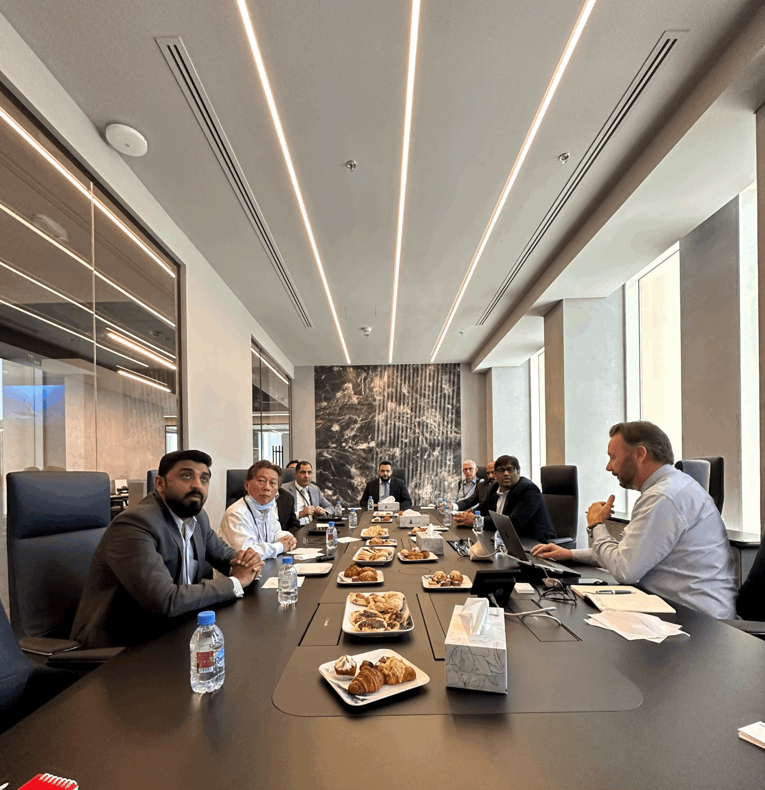 Hamad International Airport delegation visiting Ventum Tech's Innovation Center