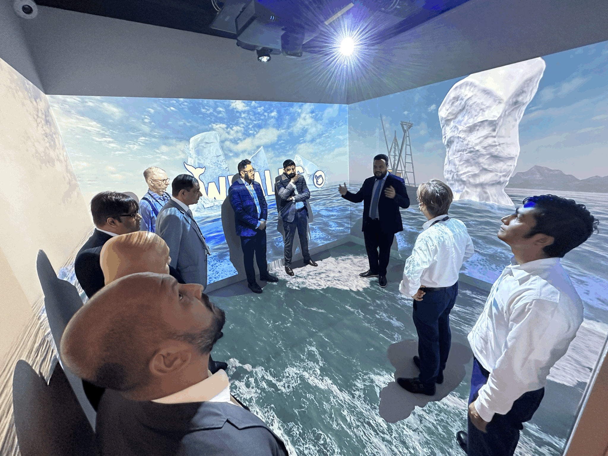 Hamad International Airport delegation visiting Ventum Tech's Innovation Center