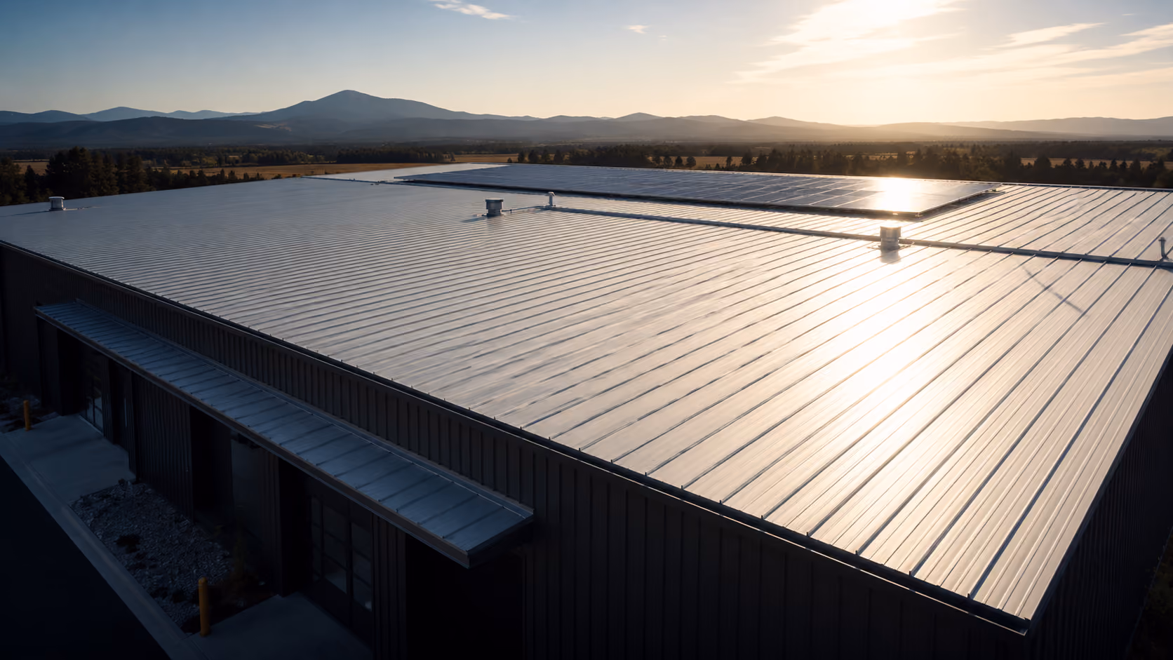 Scott's Roofing commercial roof installation in Tumalo, OR
