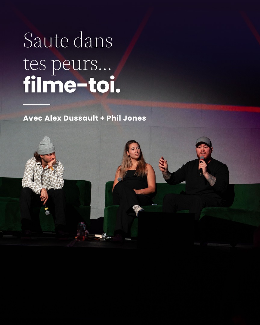 Saute dans tes peurs… filme-toi.