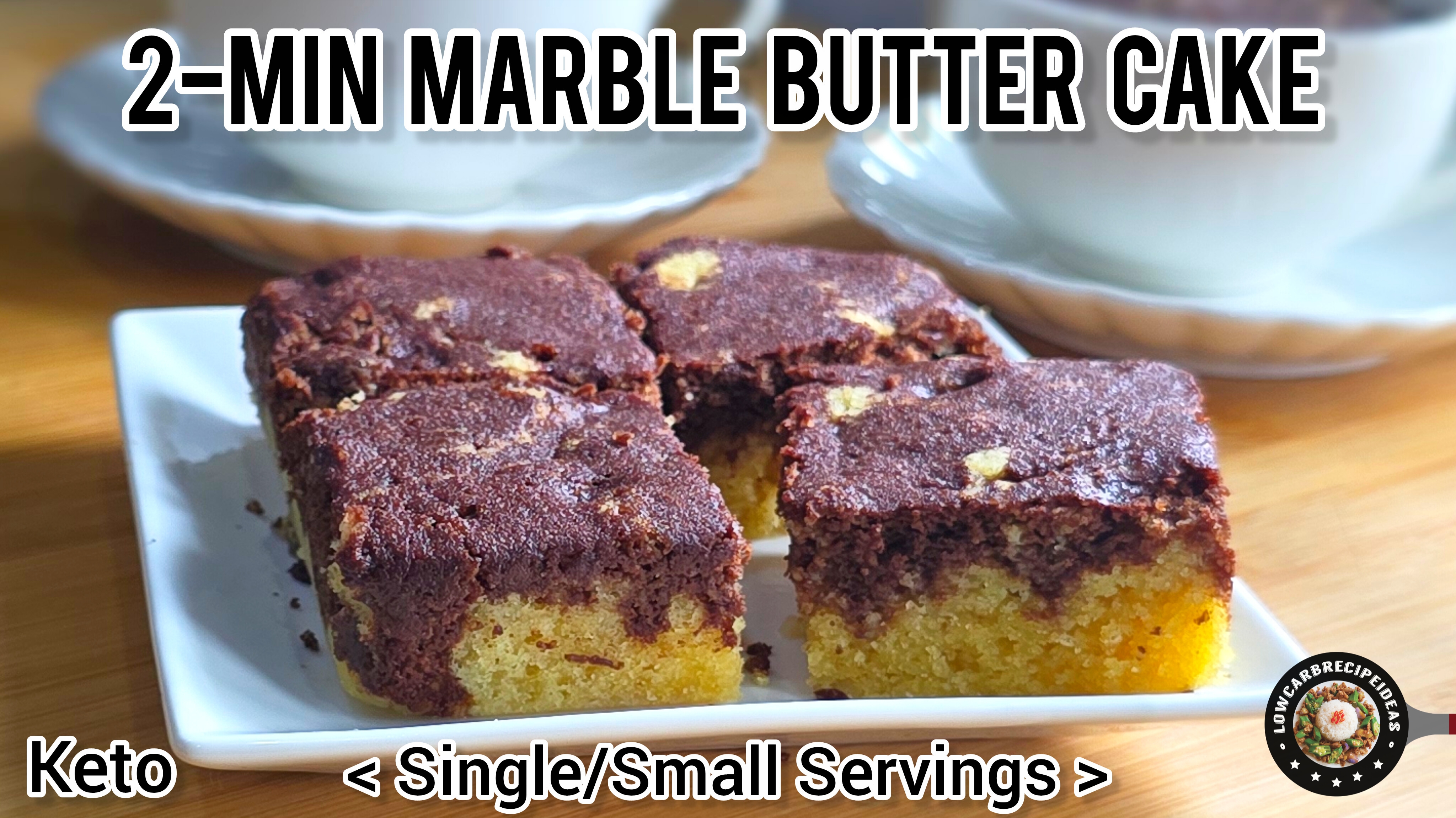 2-Min Marble Butter Cake