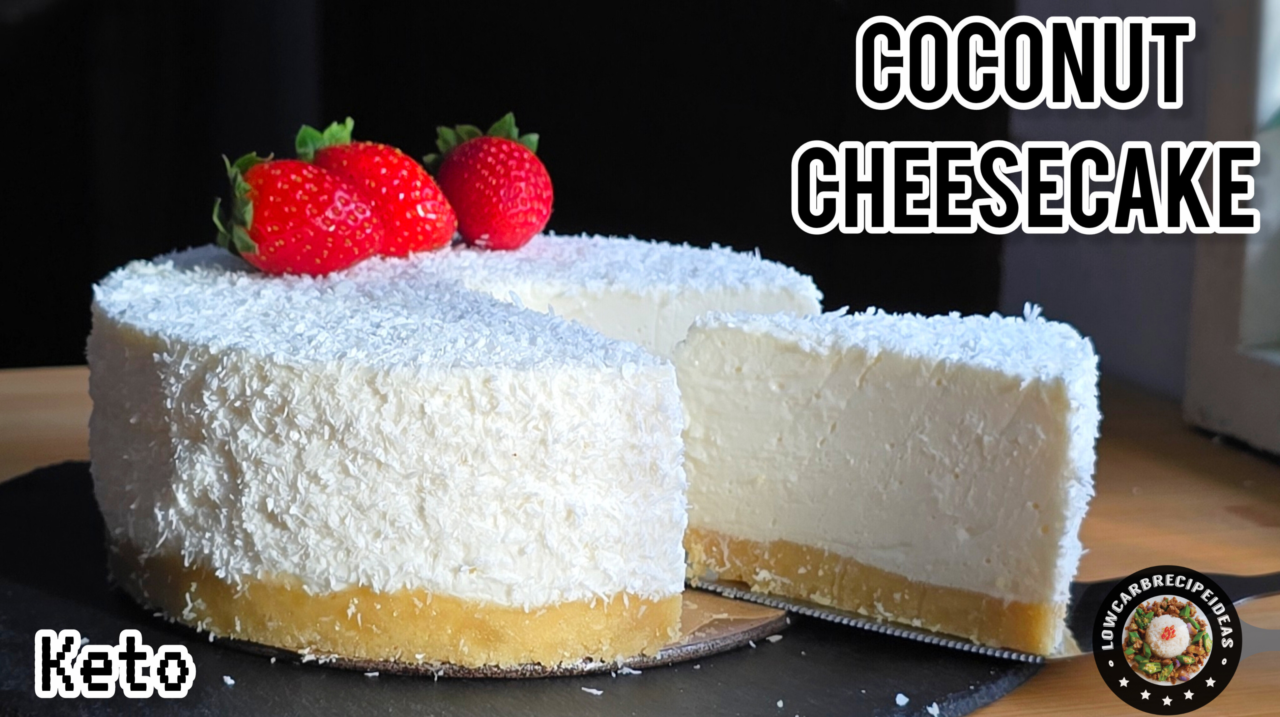 No-Bake Coconut Cheesecake
