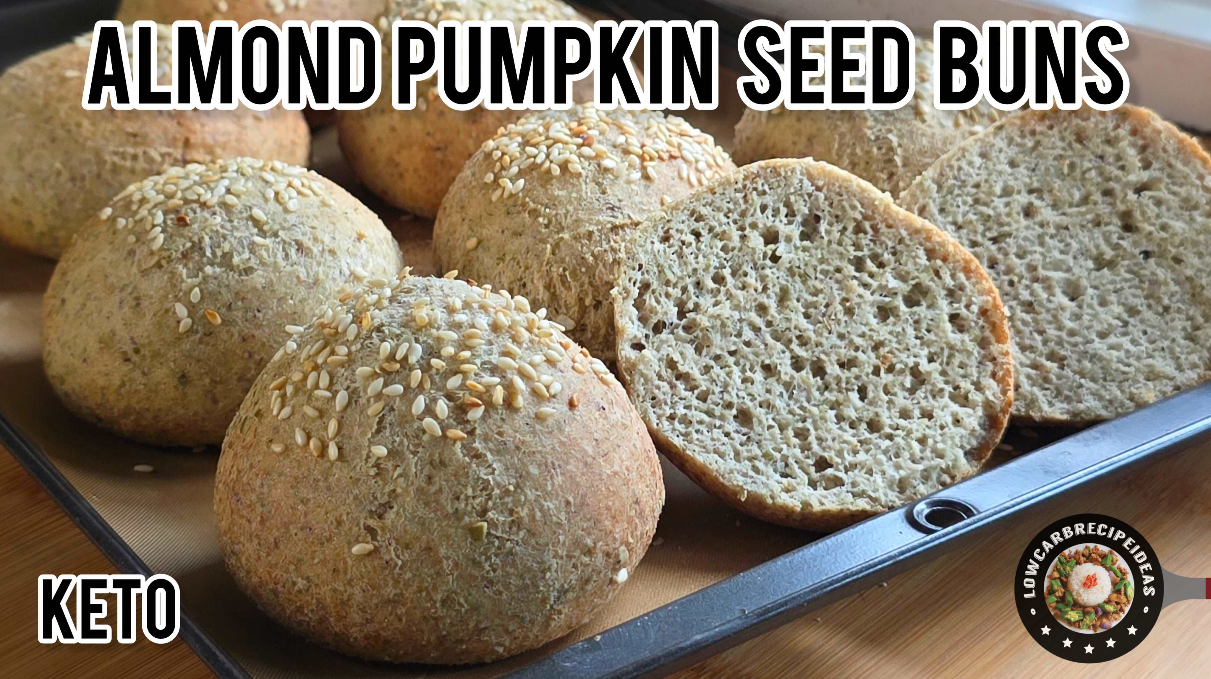 Almond Pumpkin Seed Buns
