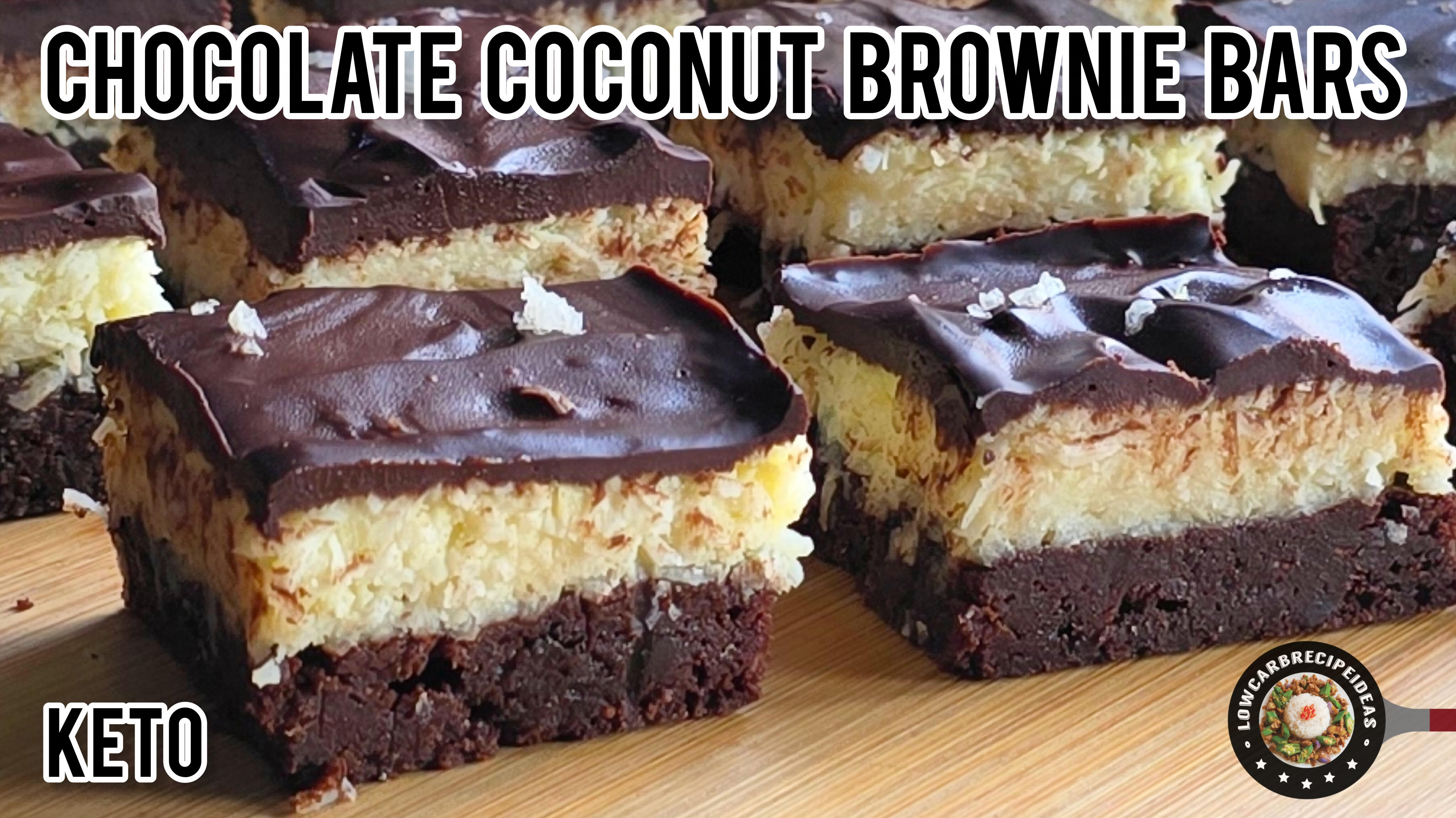 Chocolate Coconut Brownie Bars
