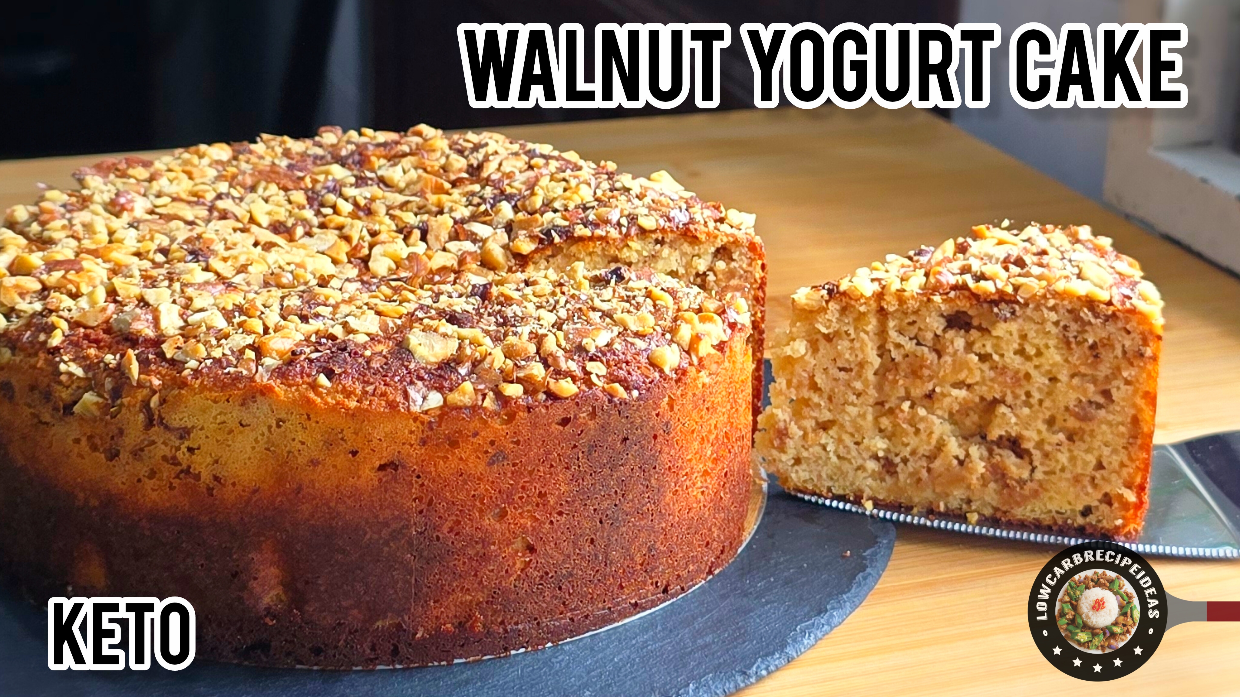 Walnut Yogurt Cake