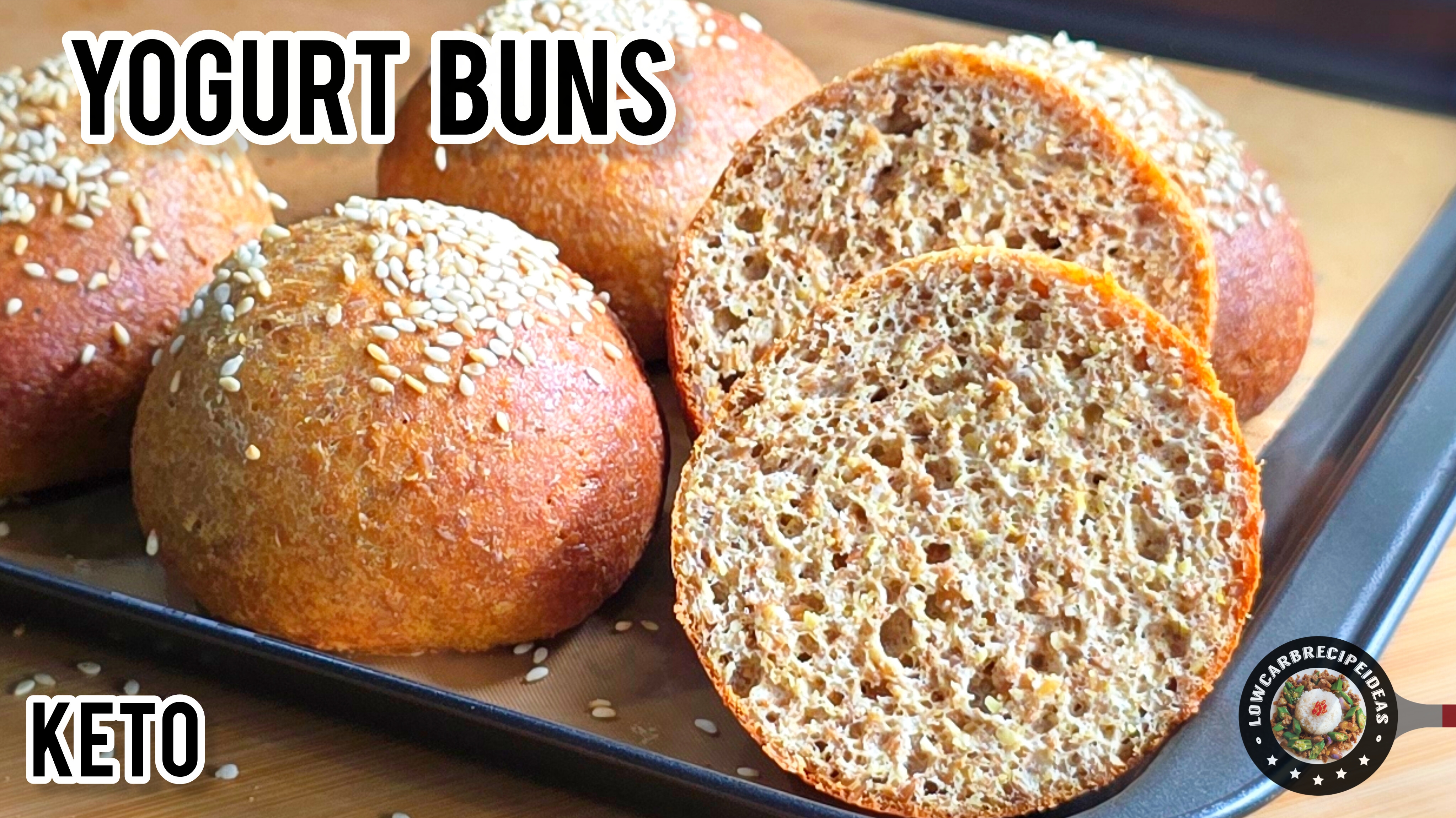 Yogurt Buns (Flaxseeds)
