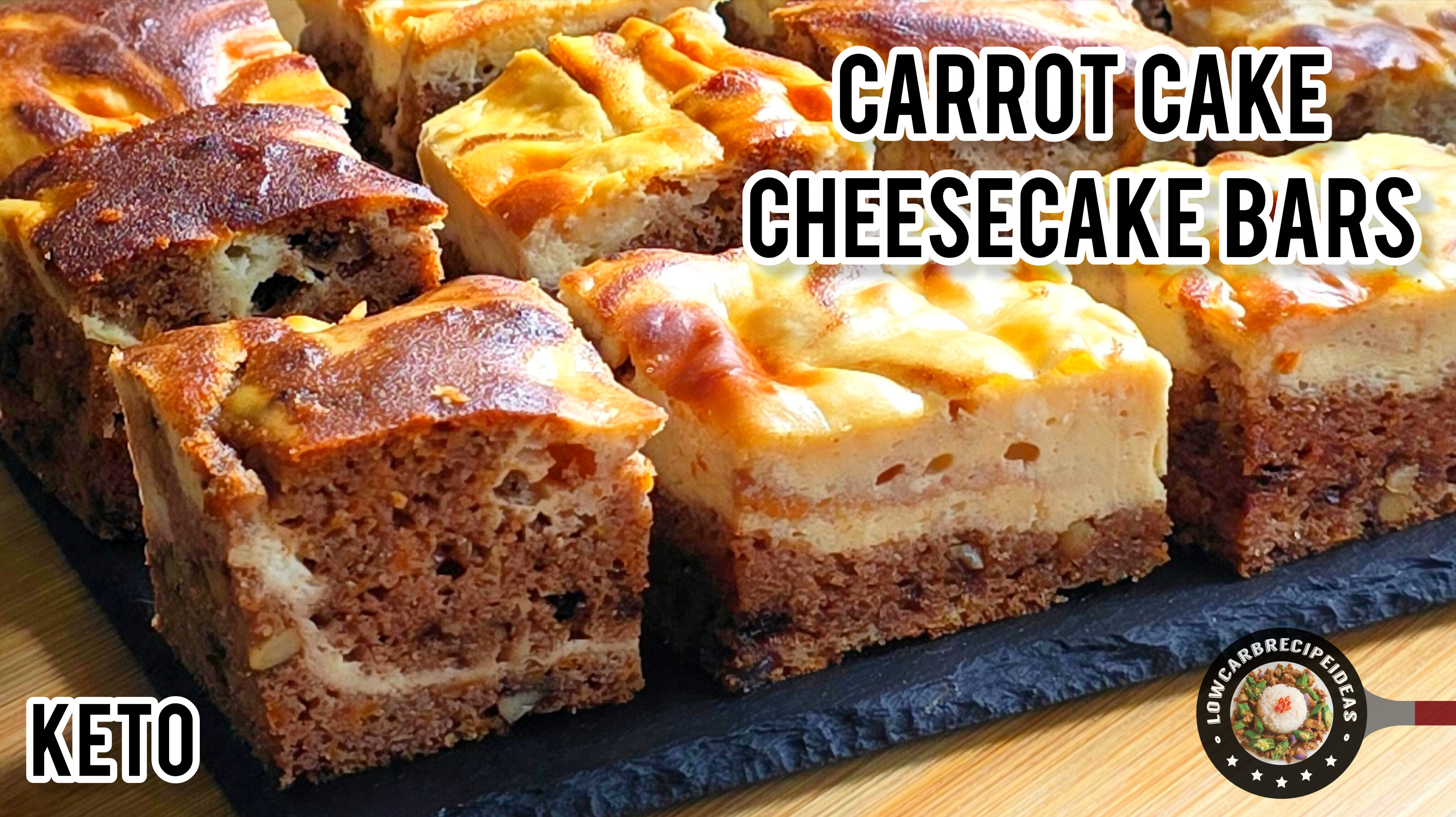 Carrot Cake Cheesecake Bars