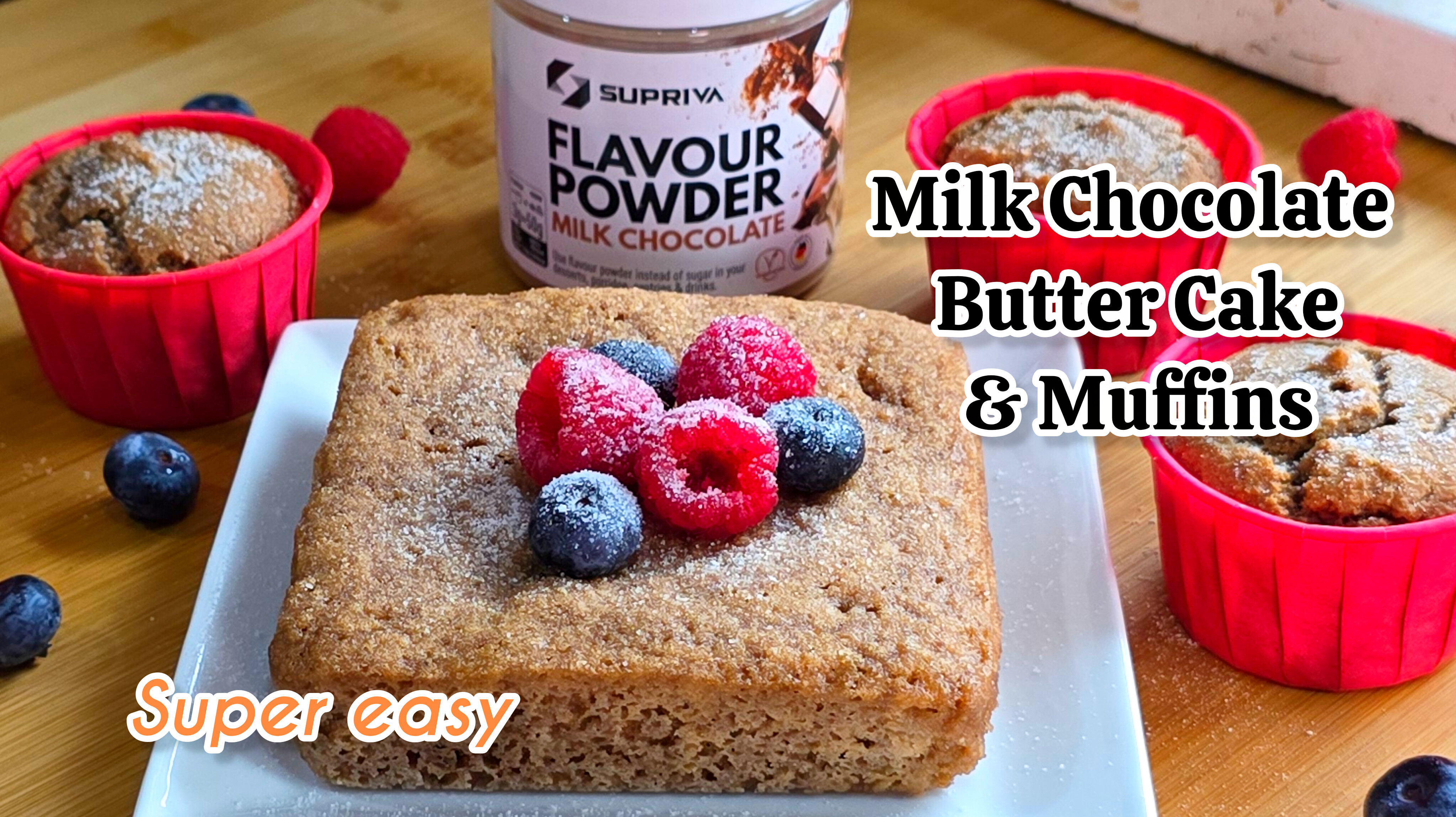 Milk Chocolate Butter Cake & Muffins (Small servings)