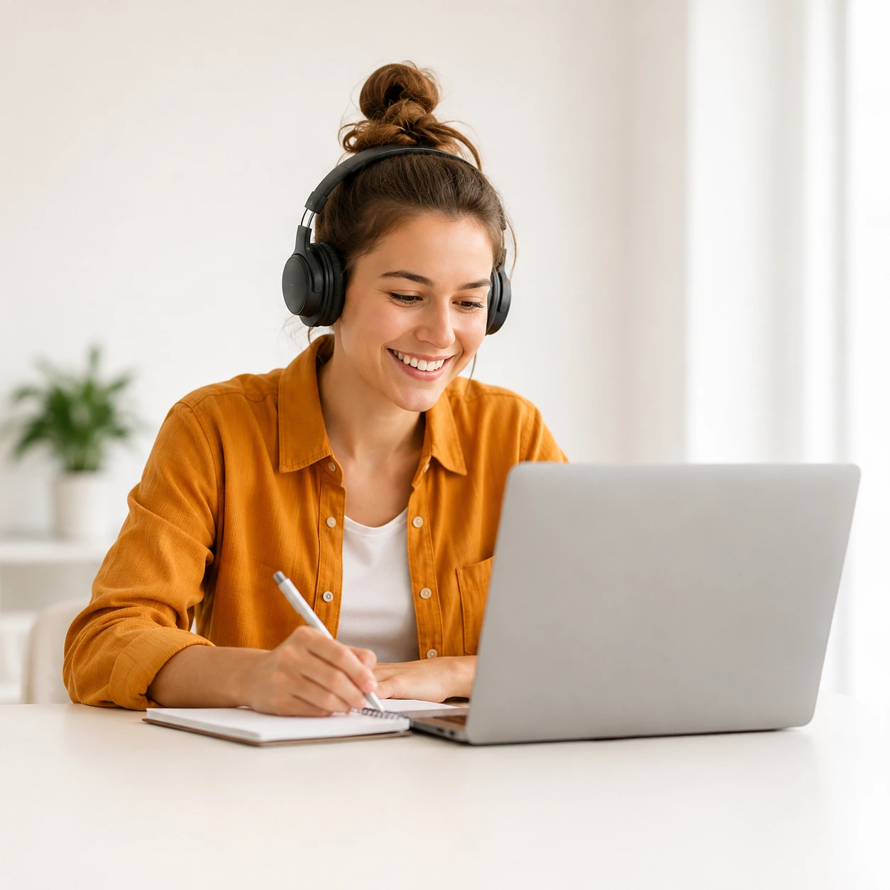 Tutorin erklÀrt Mathe im Online-Kurs