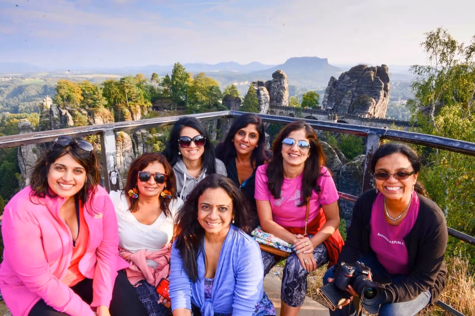 group advanture on bastei near dresden