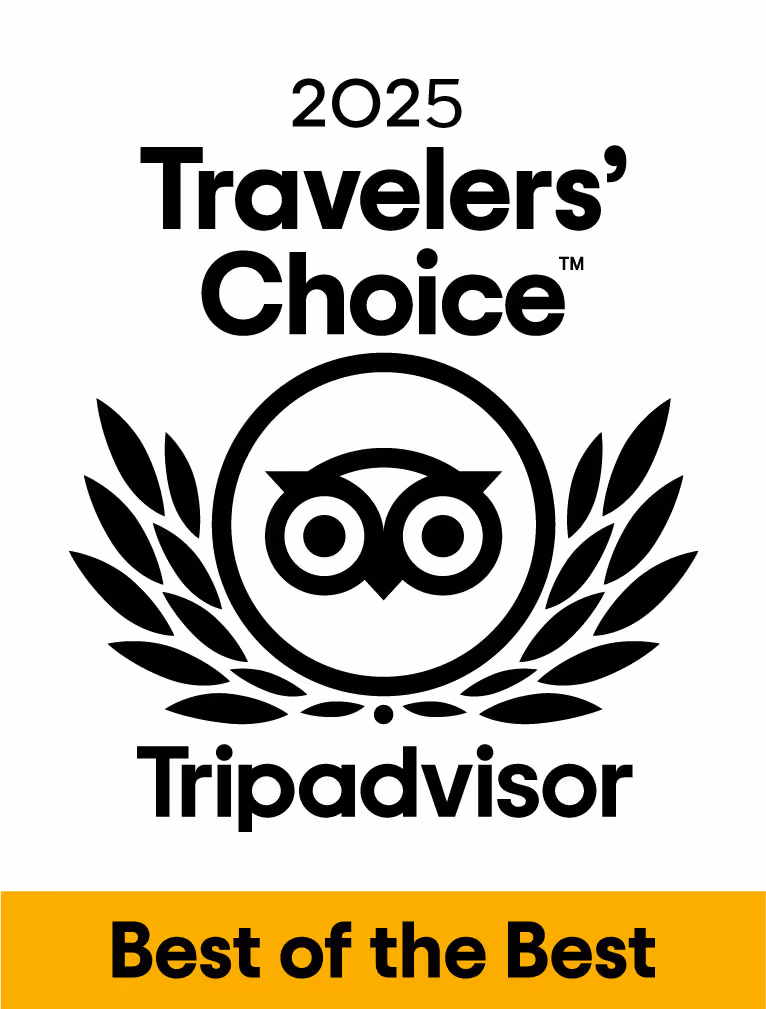 Tripadvisor Travelers' Choice Award 2015–2019 logo awarded to Northern Hikes.