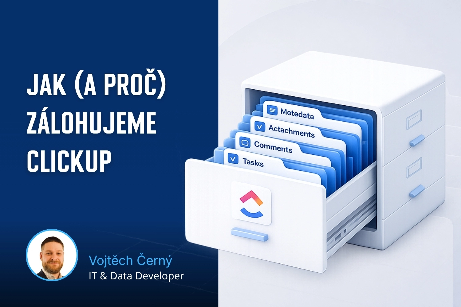 Jak (a proč) zálohujeme ClickUp