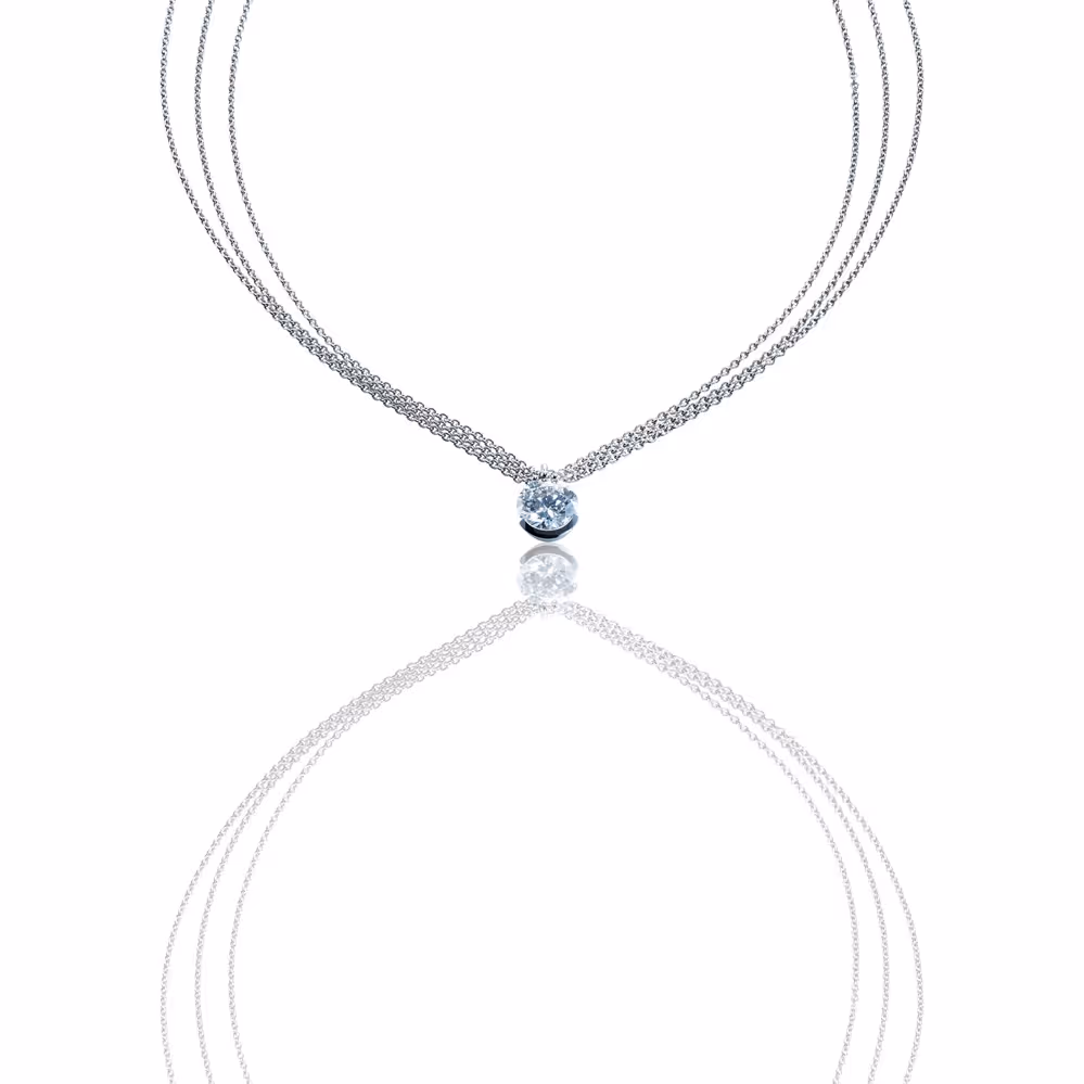 Pendentif diamant Colitaire pièce unique