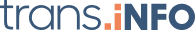 Trans.info logo, featured in press coverage of Cozero