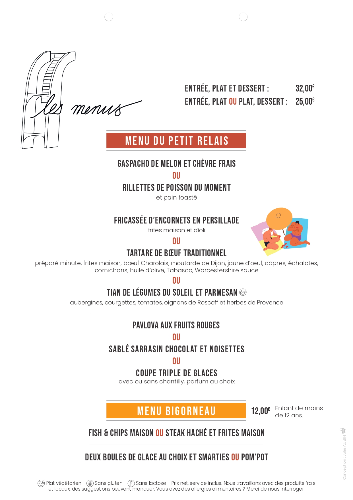 menu le petit relais carantec