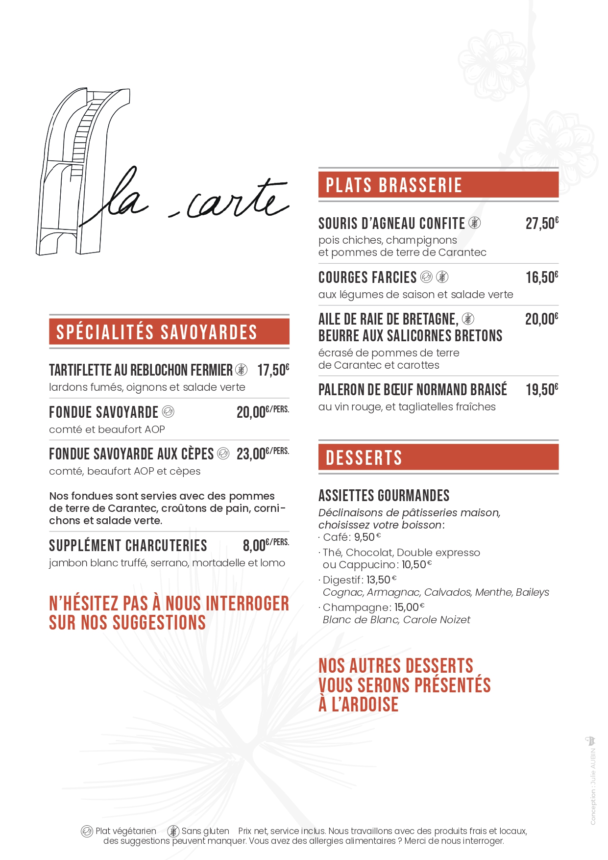 menu le petit relais carantec