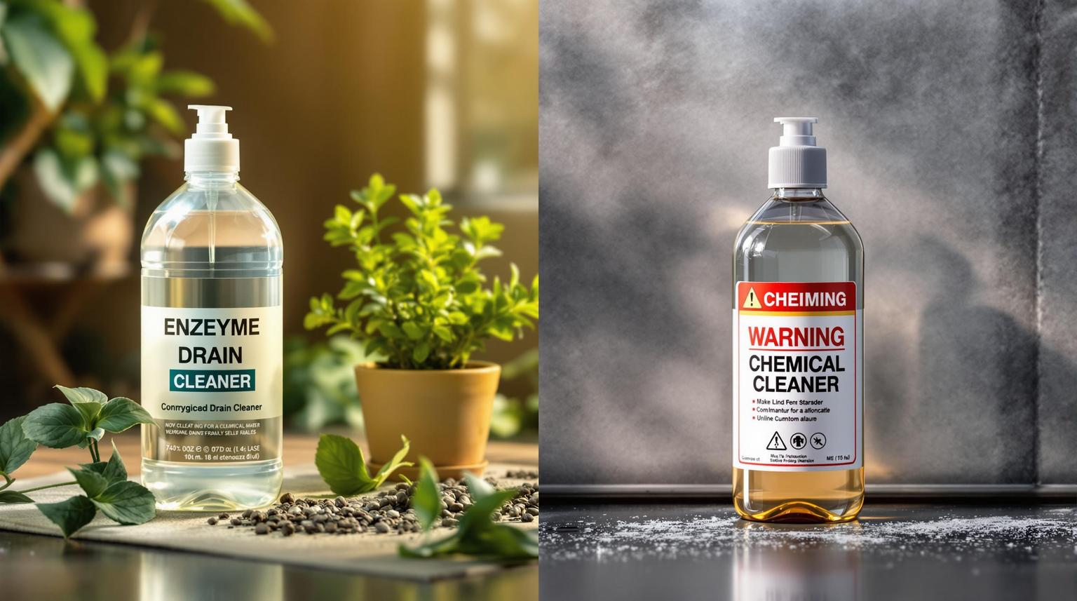 Enzyme Cleaners vs. Chemical Drain Cleaners: What Works Best?