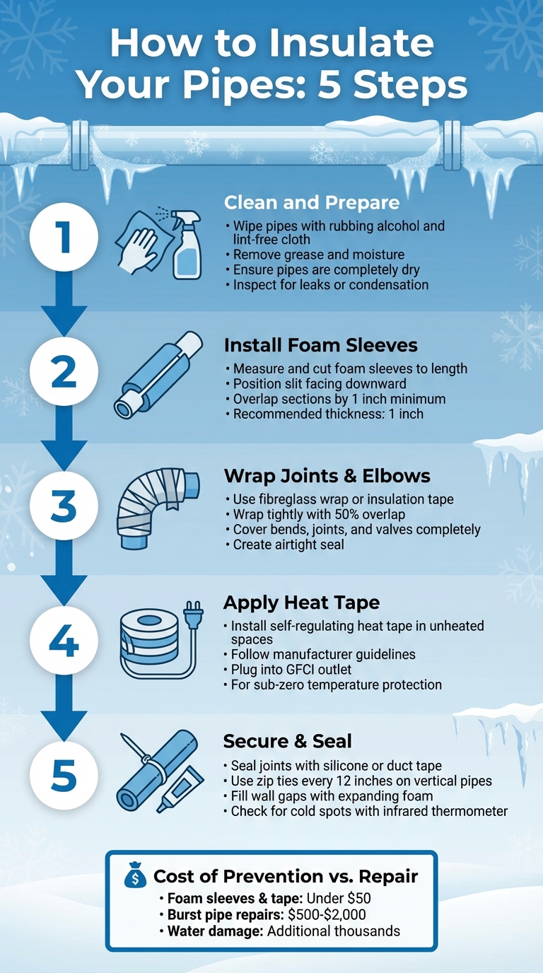 5-Step Guide to Insulating Pipes for Toronto Winters