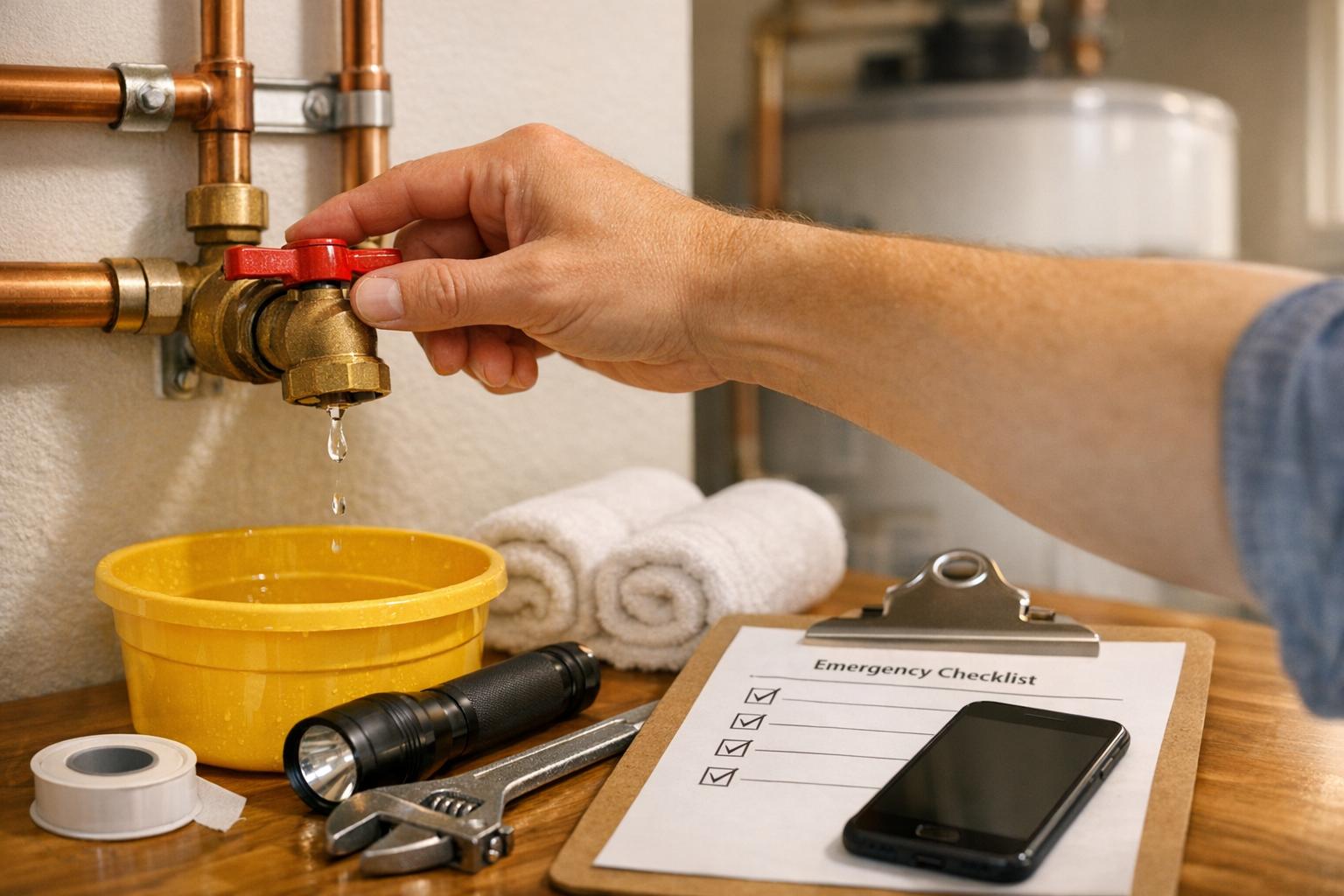 Checklist for Emergency Plumbing Calls