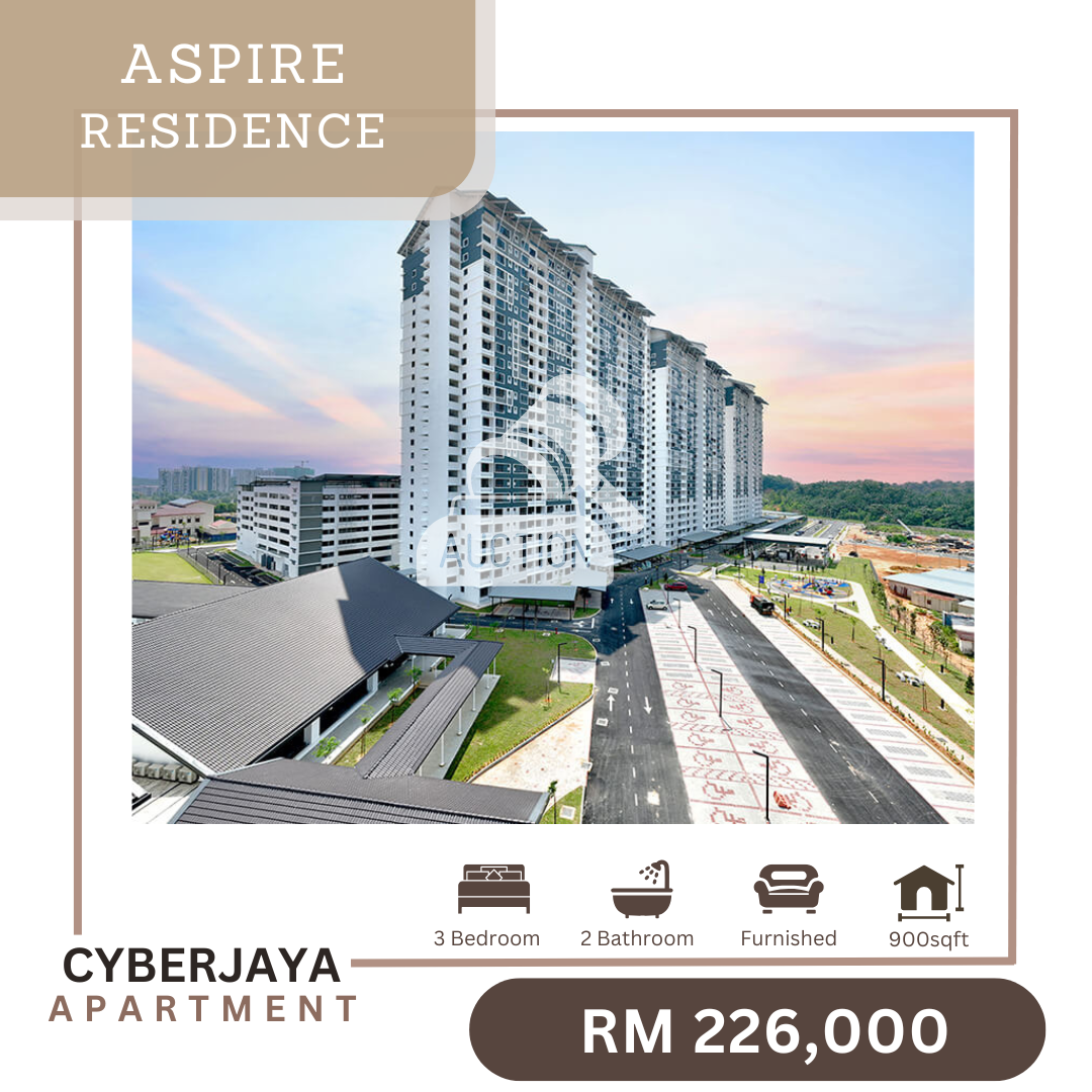 [LELONG] Aspire Residence @ Cyberjaya