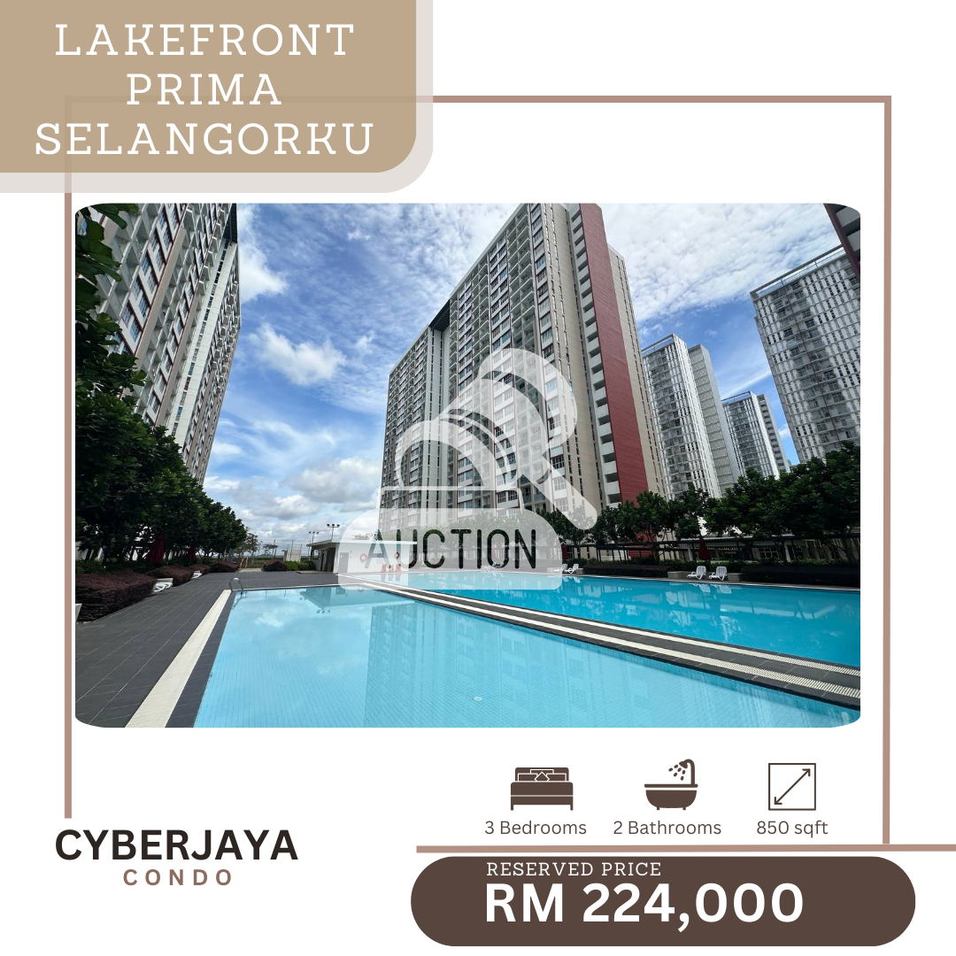 [LELONG] Lakefront Prima Selangorku Cyberjaya Open View 