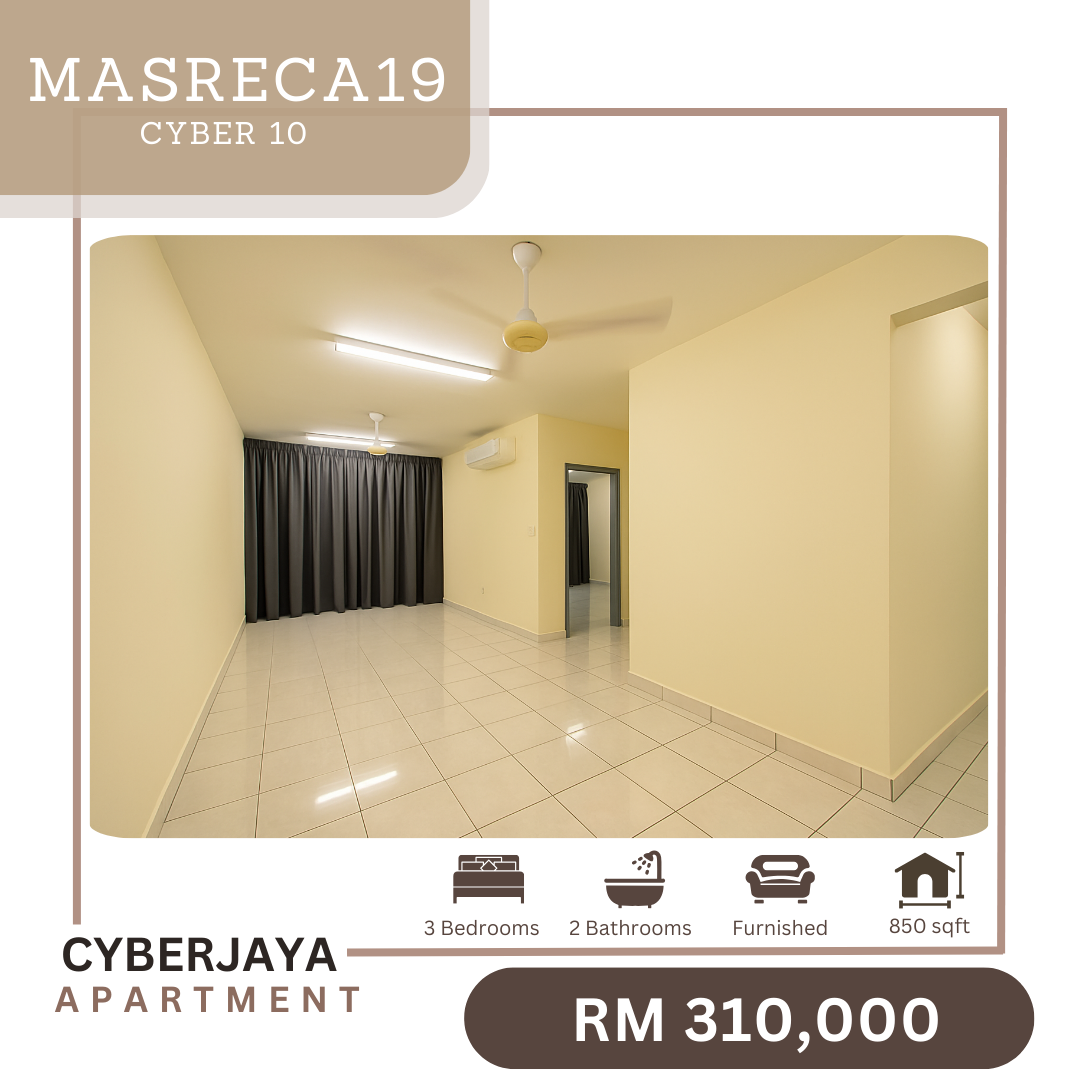 Open View Unit Block A Masreca19 Partial Furnished 