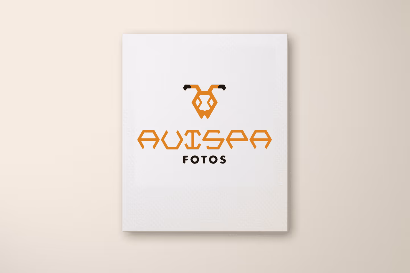 Avispa Fotos logo on white picture frame