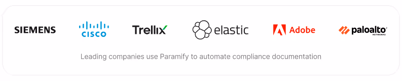 Organizations using Paramify for their GRC compliance