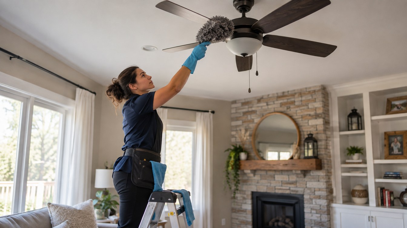 Deep home cleaning in Great Hills - TX for dust buildup and overlooked areas
