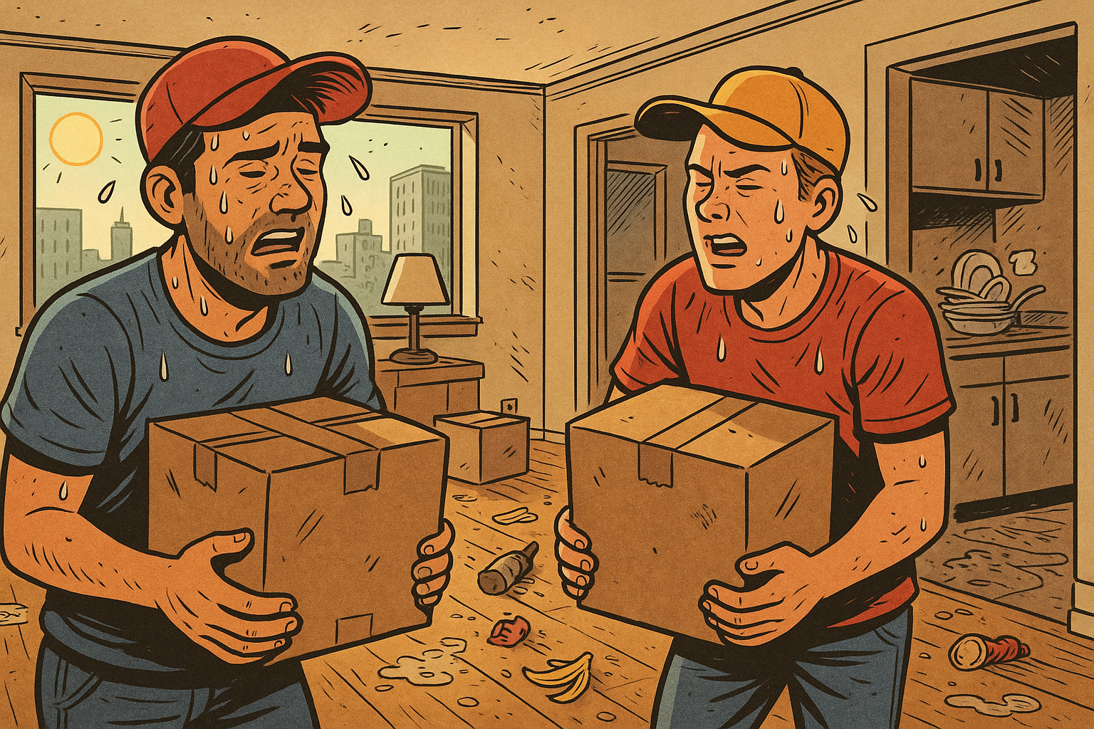 Sweaty movers!