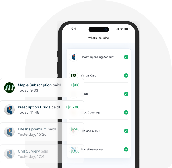 BeniPlus bundles app on a phone