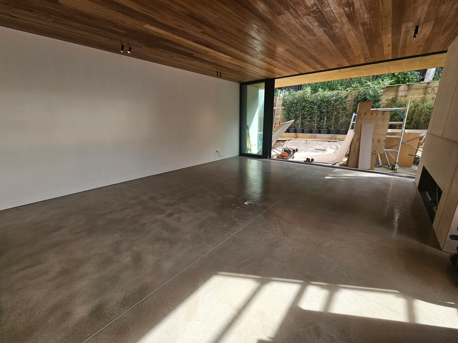 St Marys Bay Cream Polish - polished concrete floor
