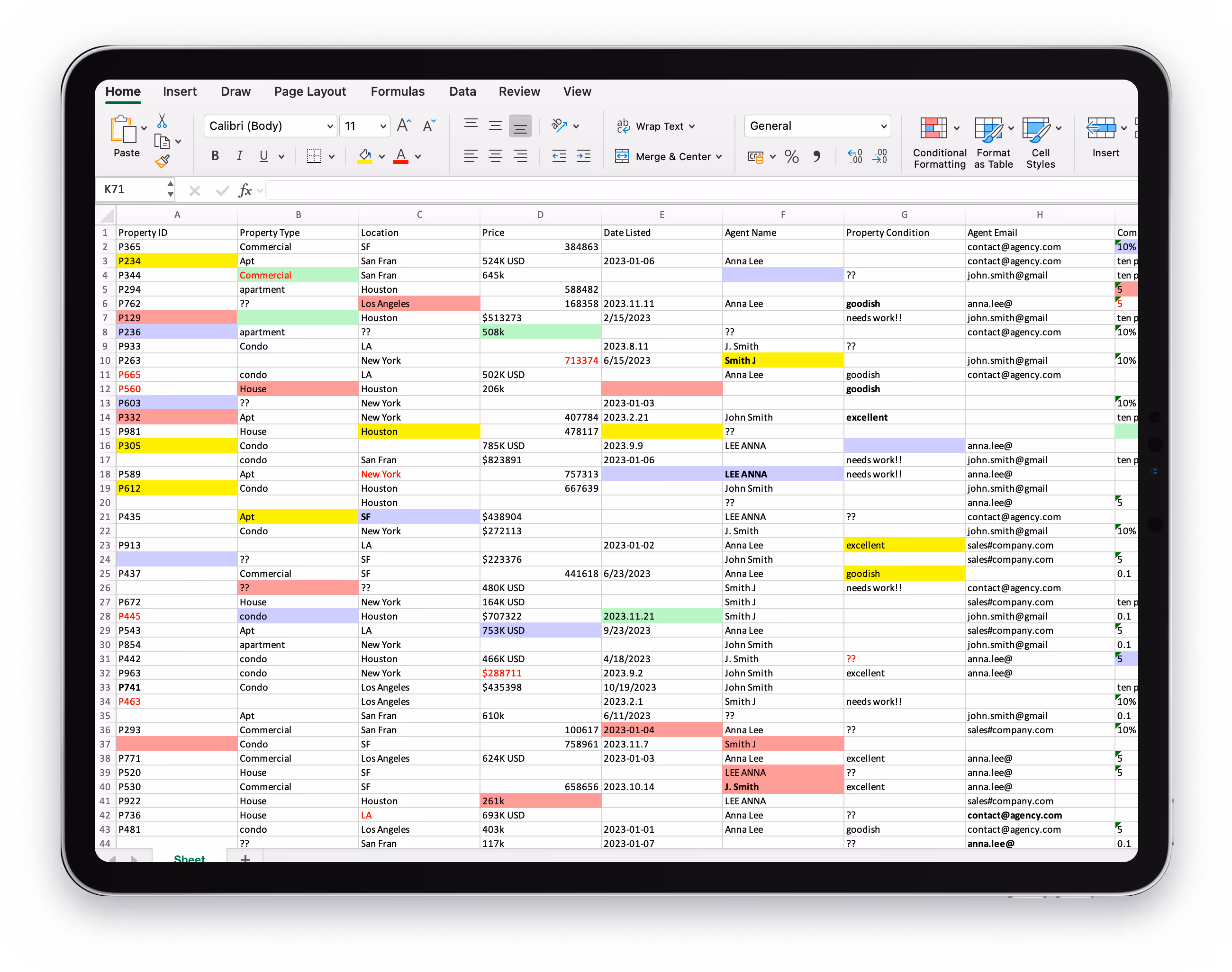 Manual Spreadsheet Chaos