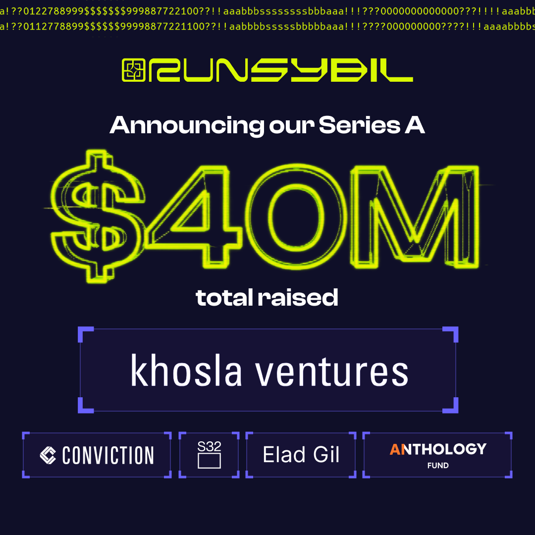 RunSybil fundraising announcement thumbnail