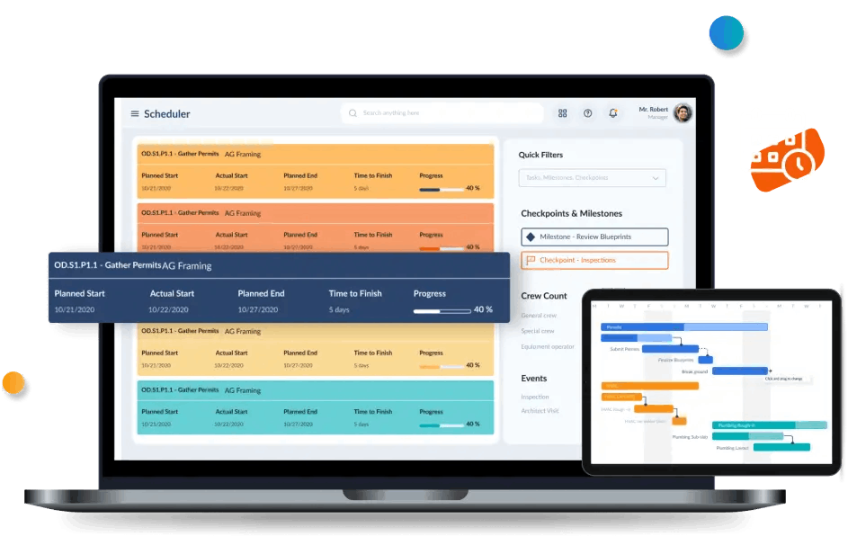 construction schedule