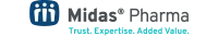 Midas Pharma Logo - pharmaceutical company with documented IT compliance infrastructure