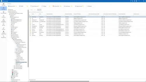 Microsoft Exchange Data Explorer screenshot