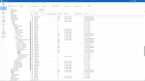 Screenshot of the DNS data explorer