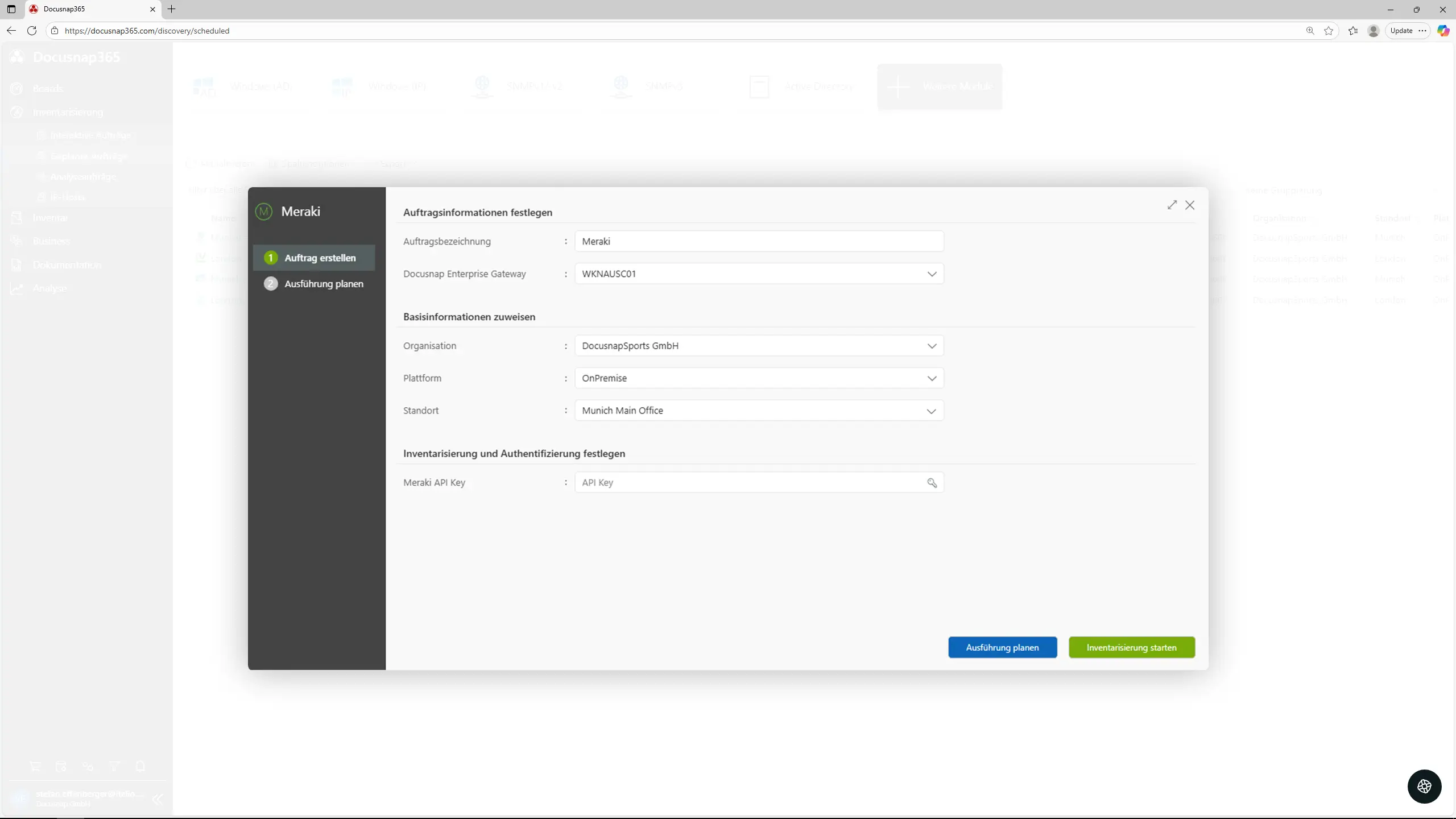 Cisco Meraki Inventory Wizard