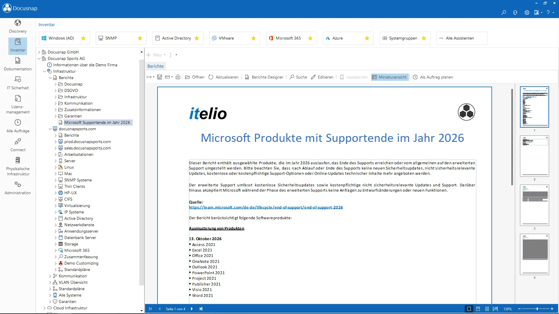 Bericht Microsoft Supportende