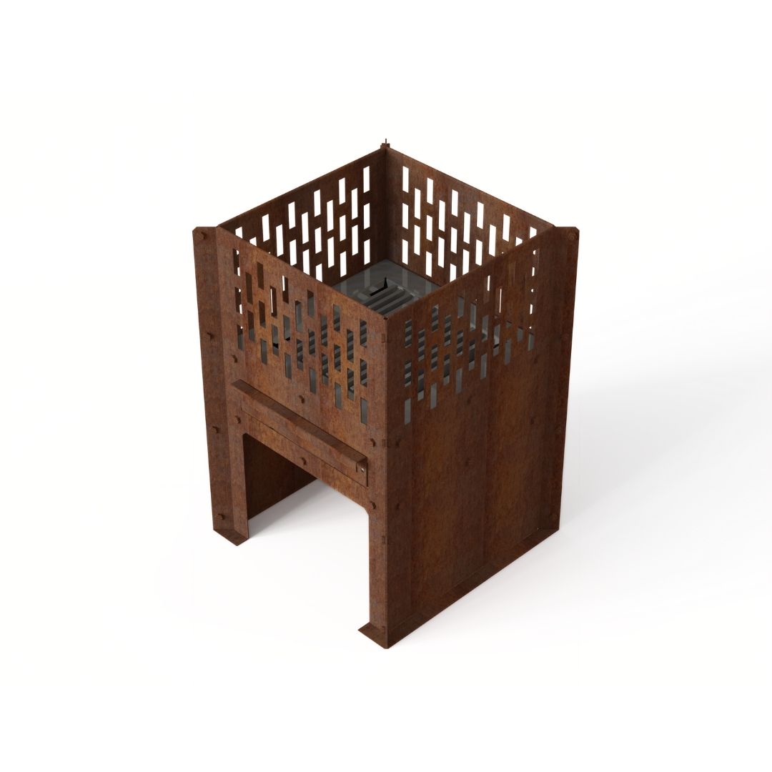 Vuurzuil Corten (bouwpakket)
