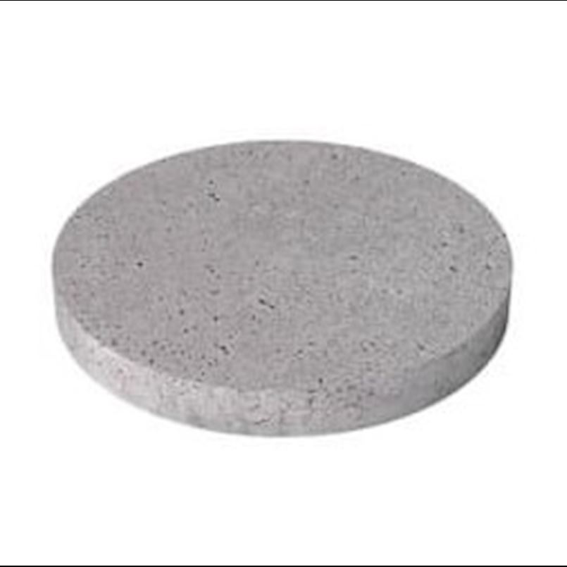 Schellevis® Ronde tegel Ø60x7 cm Grijs