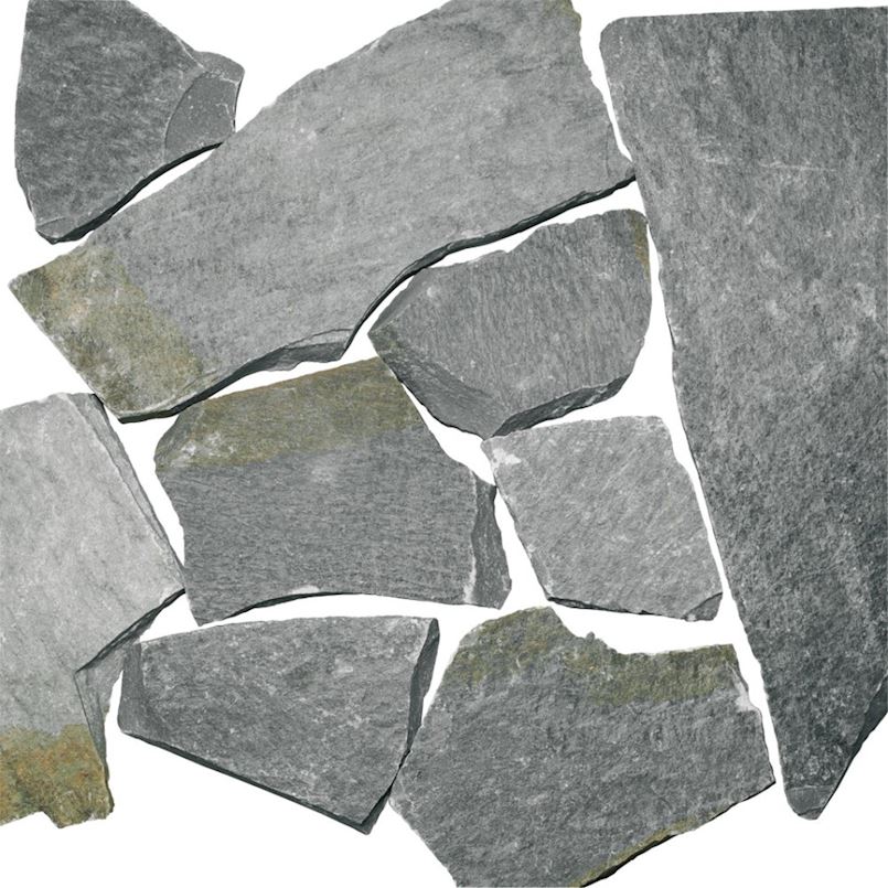 Flagstone Karistos grijs-zwart 1,5-2,5 cm (ca. 50 kg/m²)