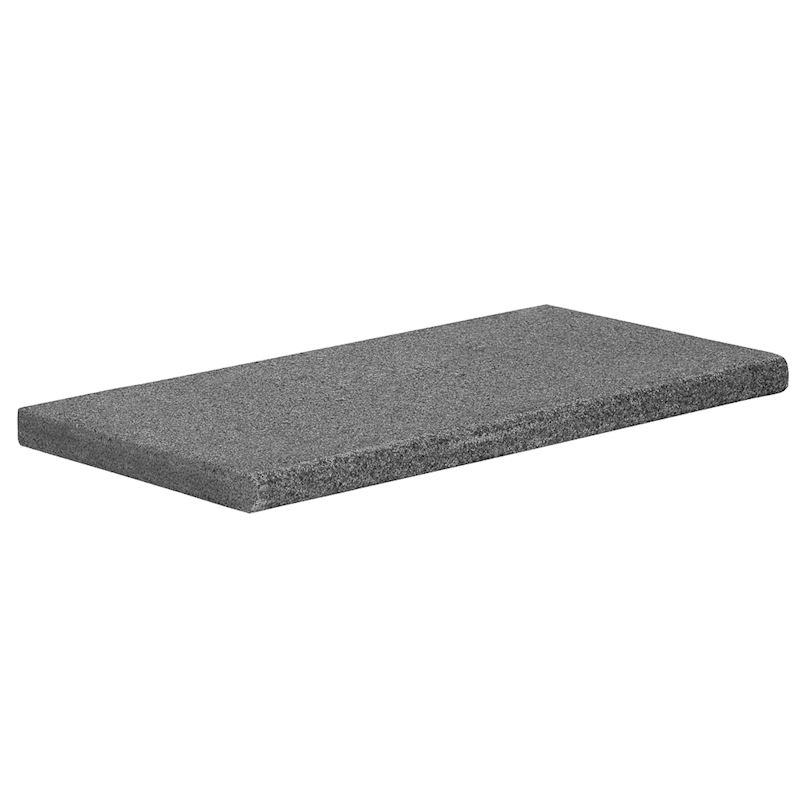 Zwembadrand +bullnose 60x30x3 cm Tibet Dark Grey G3654