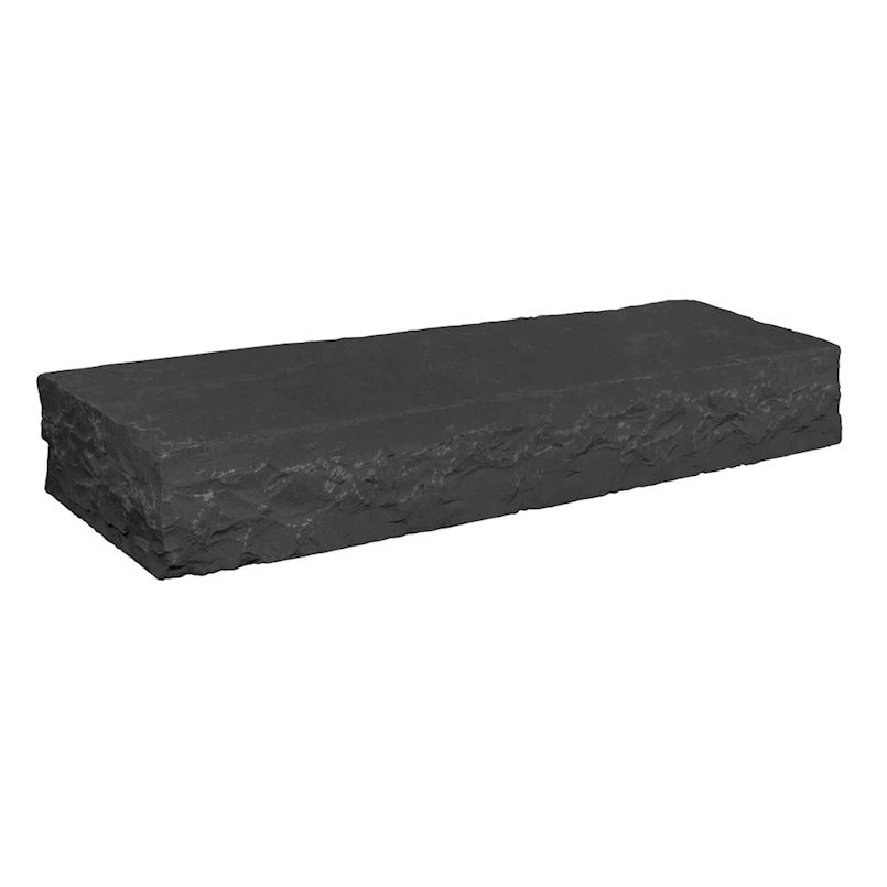 Bloktrede breukruw gekloofd 100x35x15 cm Vietnamese Basalt