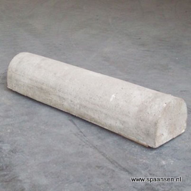 Stootband 95x20x17 cm 2x vlak Grijs