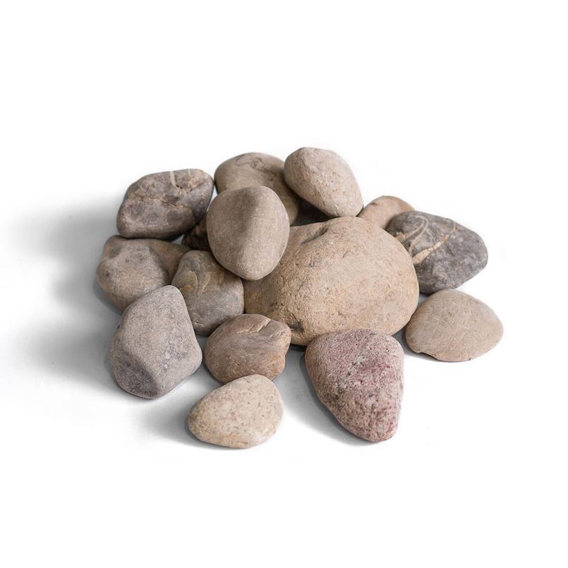 Moräne grijs-beige grind 50-100 mm 20 kg